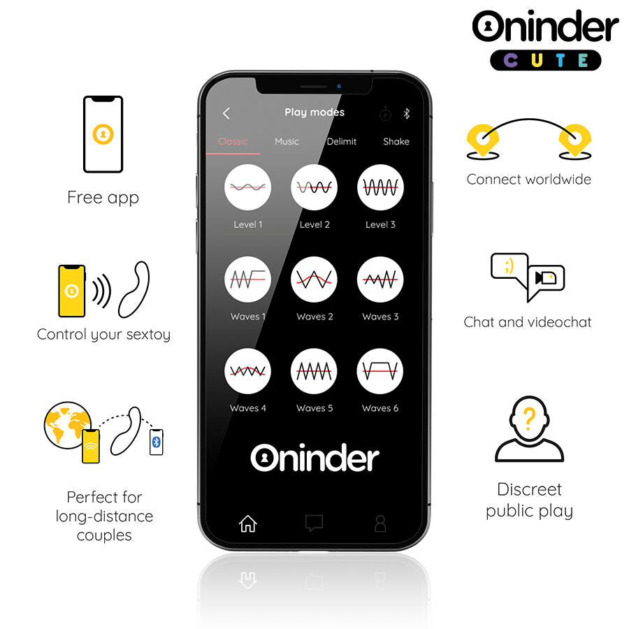 ONINDER CUTE - LOVE BUDDY MASTER VIBRATEUR POINT G - APPLICATION MONDIALE GRATUITE ONINDER CUTE