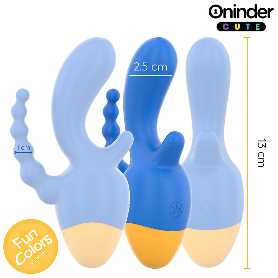 ONINDER CUTE - LOVE 3 SOME TRIPLE VIBRATEUR - APPLICATION GRATUITE DANS LE MONDE ENTIER ONINDER CUTE