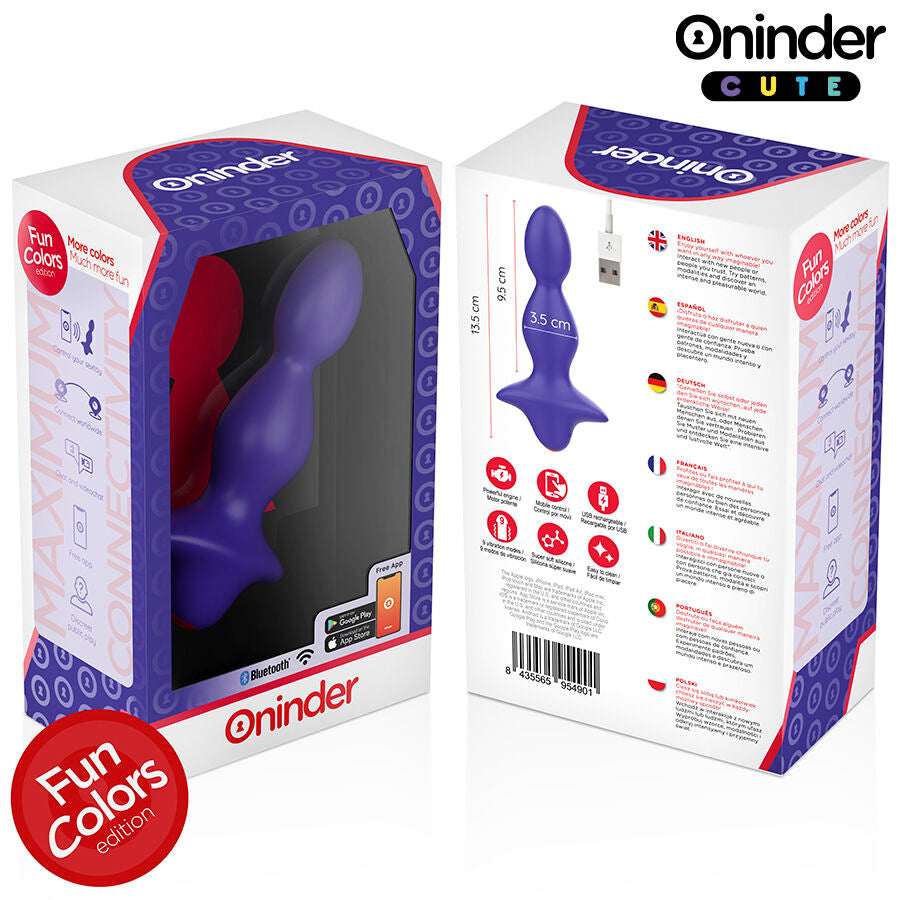 ONINDER CUTE - DILATATEUR ANAL VIBRANT LOVE BUTT - APPLICATION MONDIALE GRATUITE ONINDER CUTE