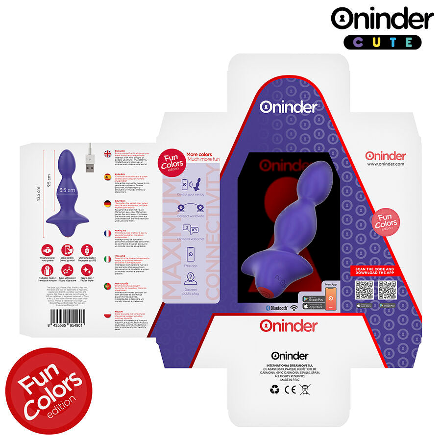ONINDER CUTE - DILATATEUR ANAL VIBRANT LOVE BUTT - APPLICATION MONDIALE GRATUITE ONINDER CUTE