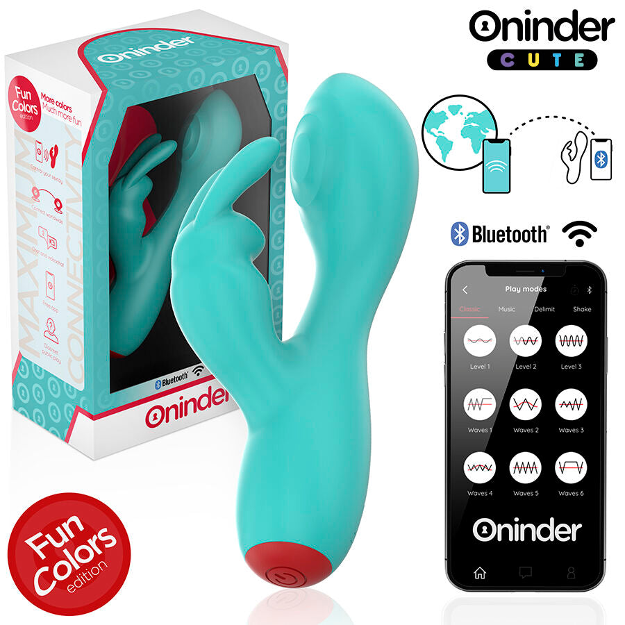 ONINDER CUTE - VIBRATEUR CLITORISÉ LOVE BUNNY G-SPOT - APPLICATION MONDIALE GRATUITE ONINDER CUTE