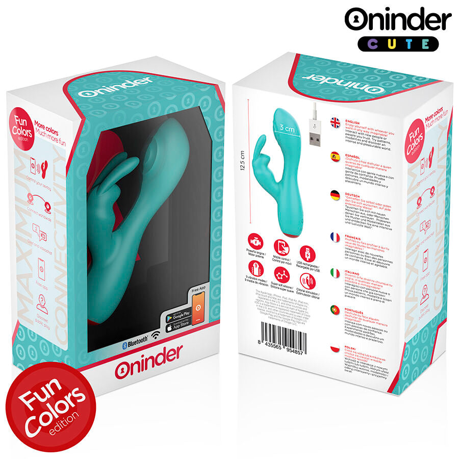 ONINDER CUTE - VIBRATEUR CLITORISÉ LOVE BUNNY G-SPOT - APPLICATION MONDIALE GRATUITE ONINDER CUTE