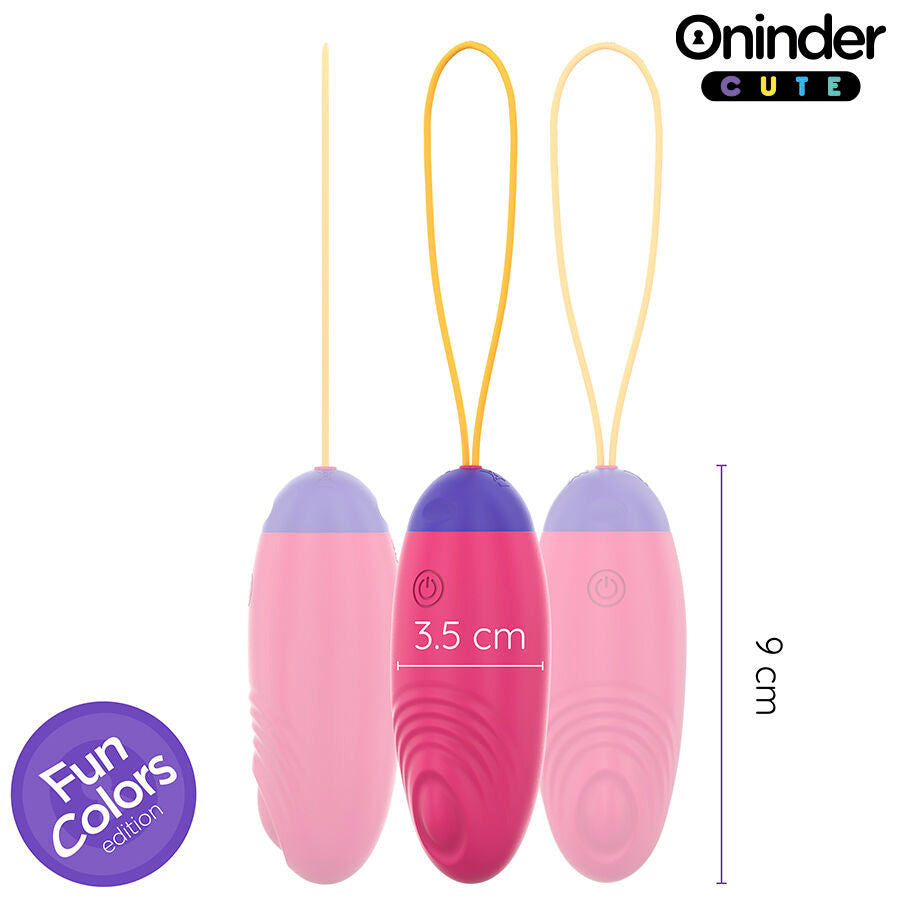 ONINDER CUTE - ŒUF EN SILICONE À VIBRATION ET À ONDE AMOUREUX - APPLICATION GRATUITE DANS LE MONDE ENTIER ONINDER CUTE