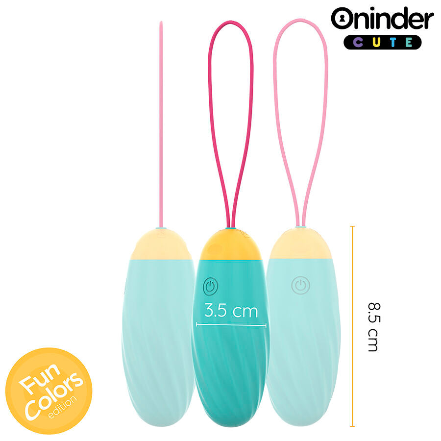 ONINDER CUTE - ŒUF VIBRO-ROTATIF EN SILICONE AVEC PIERRE PRÉCIEUSE - APPLICATION GRATUITE DANS LE MONDE ENTIER ONINDER CUTE