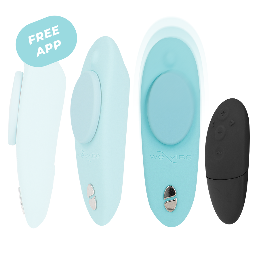 WE-VIBE - VIBRATEUR MOXIE + AQUA CLITORAL WE-VIBE