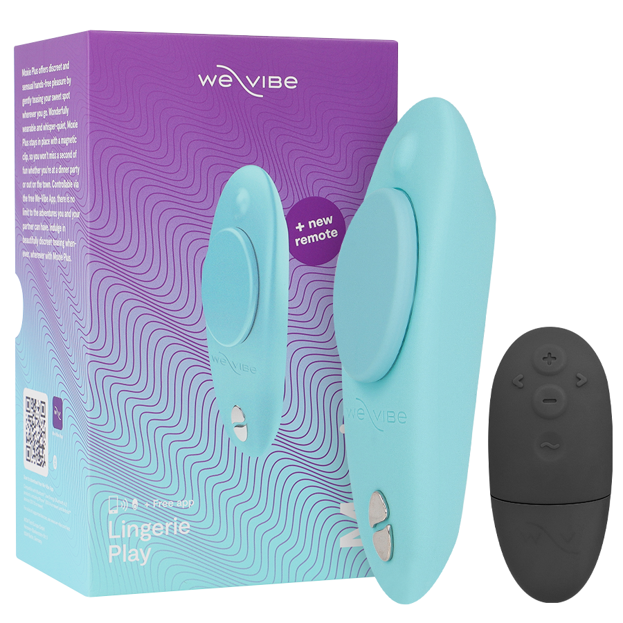 WE-VIBE - VIBRATEUR MOXIE + AQUA CLITORAL WE-VIBE