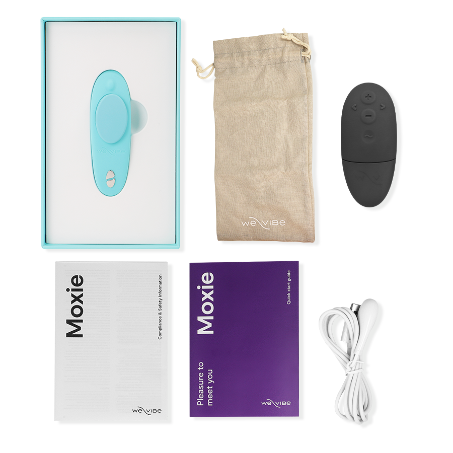 WE-VIBE - VIBRATEUR MOXIE + AQUA CLITORAL WE-VIBE
