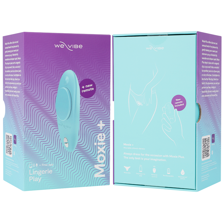 WE-VIBE - VIBRATEUR MOXIE + AQUA CLITORAL WE-VIBE