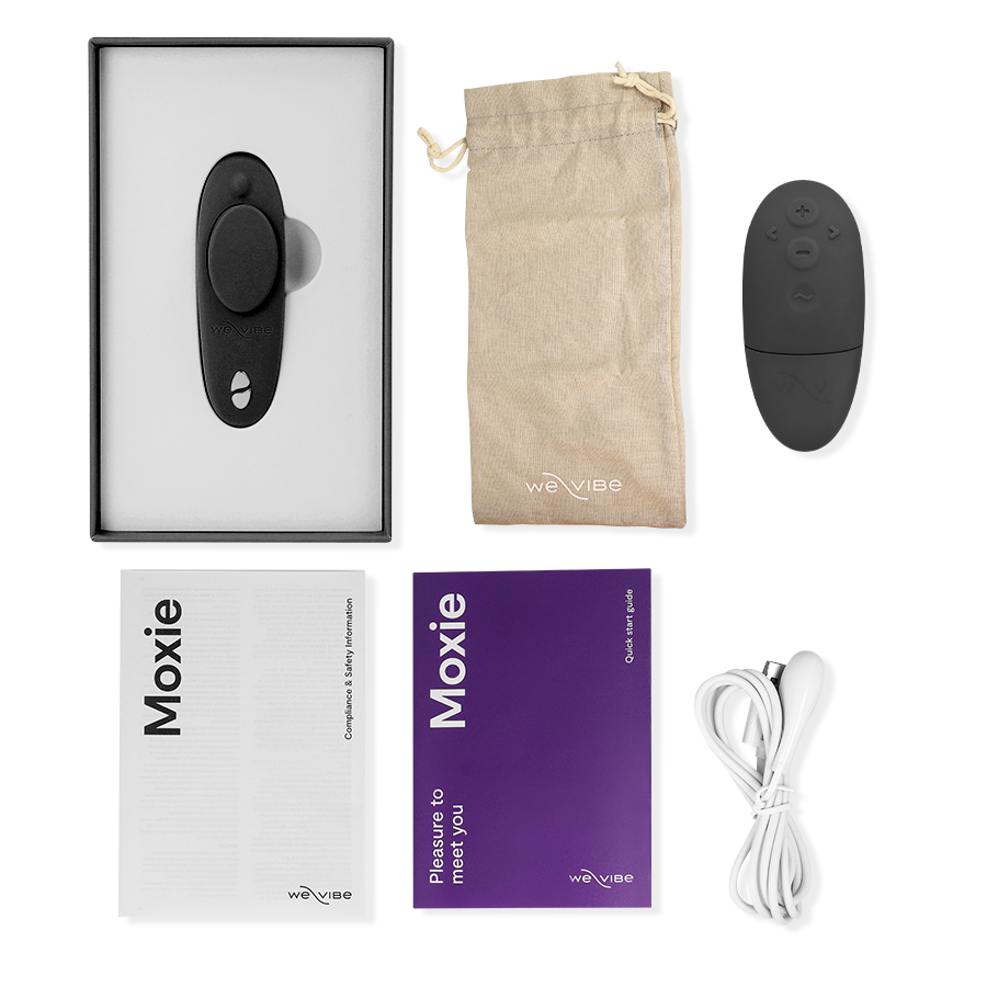 WE-VIBE - VIBRATEUR CLITORAL MOXIE + NOIR WE-VIBE