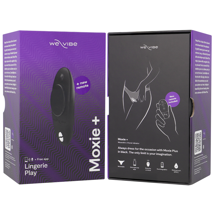 WE-VIBE - VIBRATEUR CLITORAL MOXIE + NOIR WE-VIBE