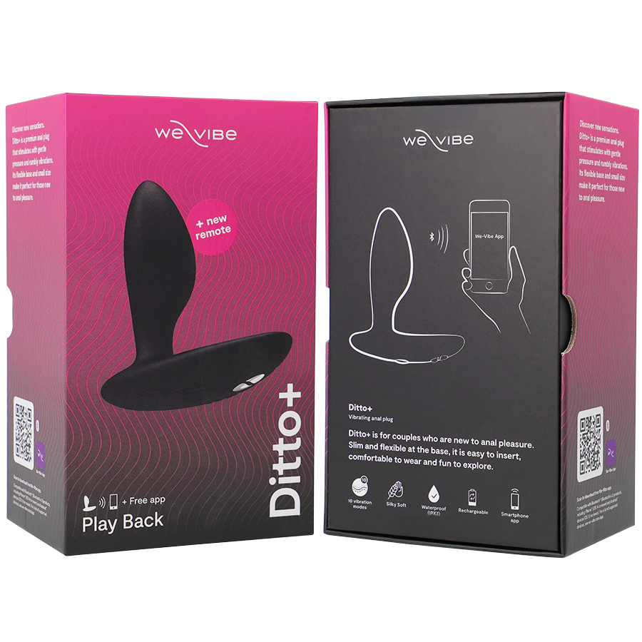 WE-VIBE - MASSEUR DE PROSTATE VECTOR+ NOIR WE-VIBE