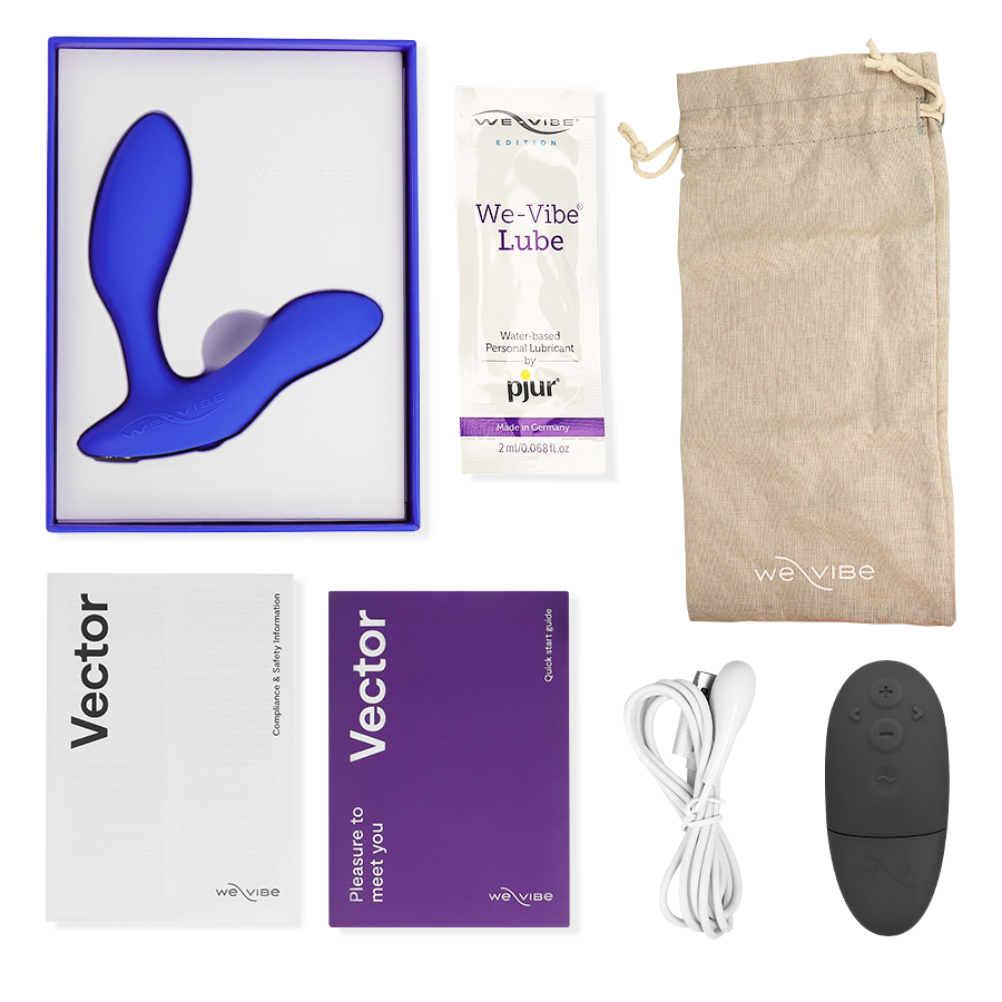 WE-VIBE - MASSEUR DE PROSTATE VECTOR+ BLEU WE-VIBE