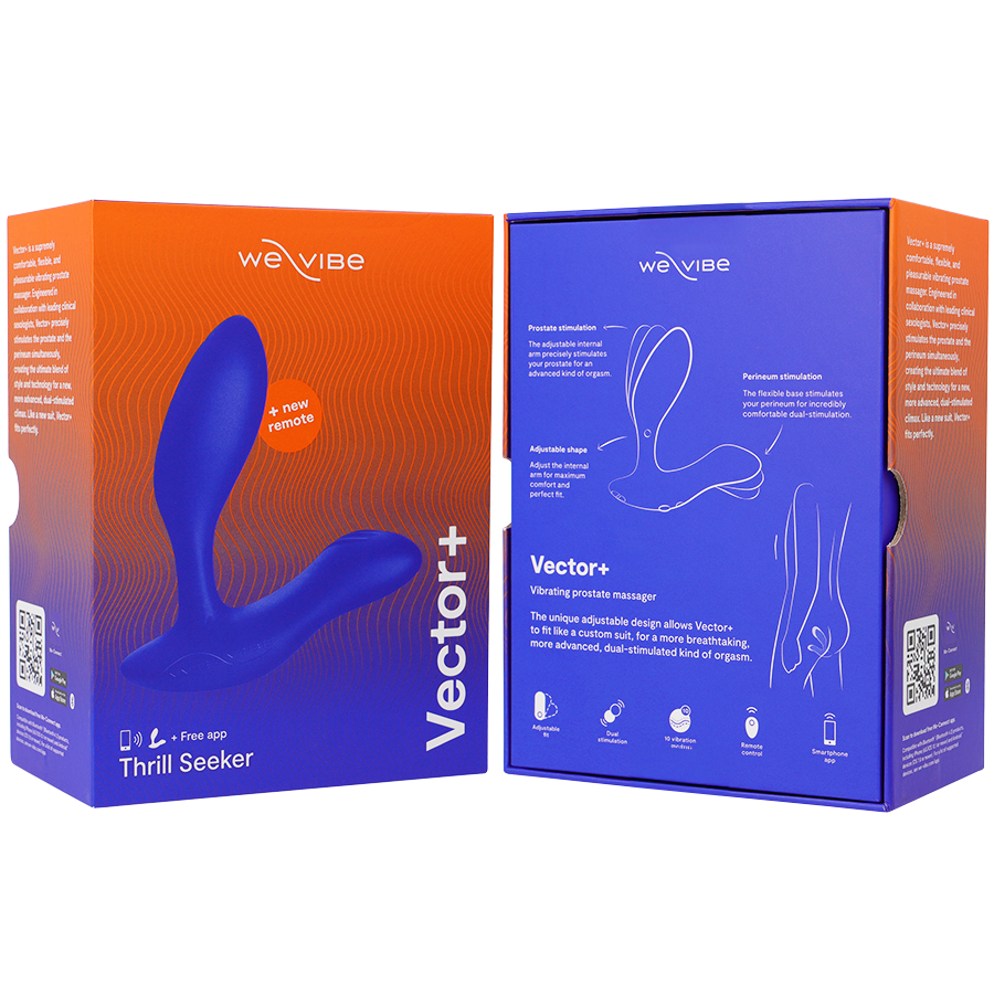 WE-VIBE - MASSEUR DE PROSTATE VECTOR+ BLEU WE-VIBE