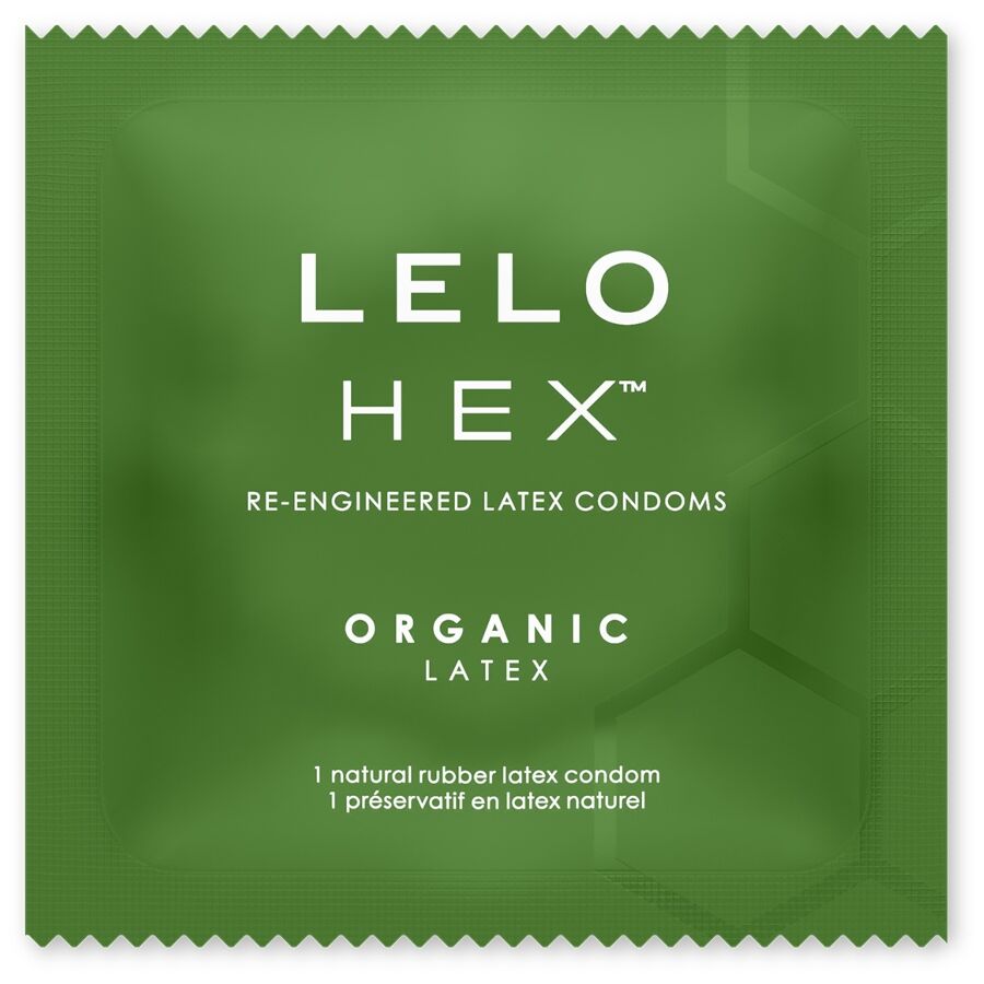 LELO - HEX BOÎTE DE PRÉSERVATIFS BIOLOGIQUES 12 UNITÉS LELO