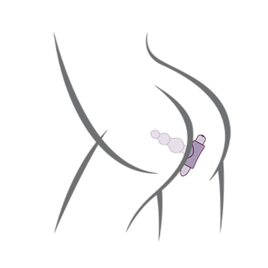 ROCKS-OFF - PETITE SENSATIONS BUBBLES ANAL PLUG VIBRATEUR NOIR ROCKS-OFF