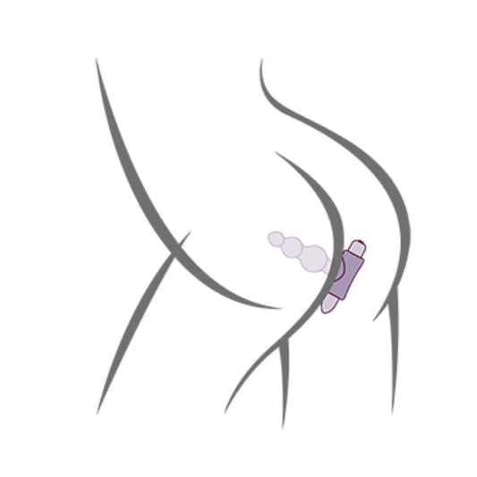 ROCKS-OFF - PETITE SENSATIONS BUBBLES ANAL PLUG VIBRATEUR NOIR ROCKS-OFF