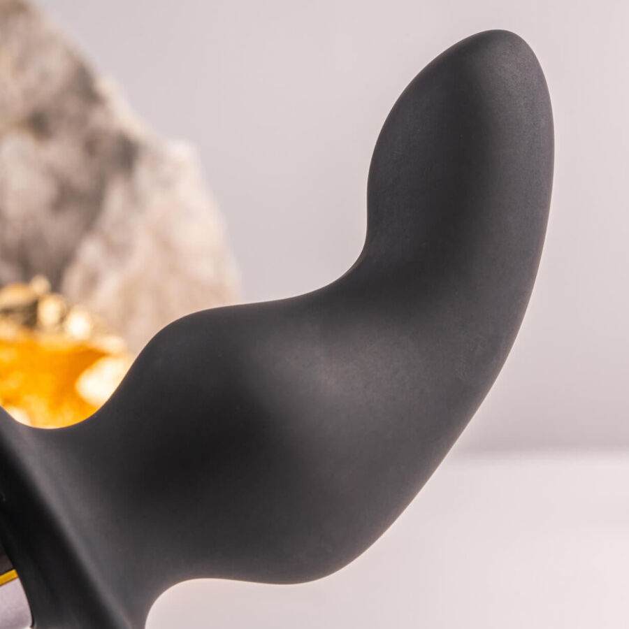 ROCKS-OFF - RO-ZEN RRO PLUG ANAL AVEC ANNEAU PÉNIS VIBRANT NOIR ROCKS-OFF