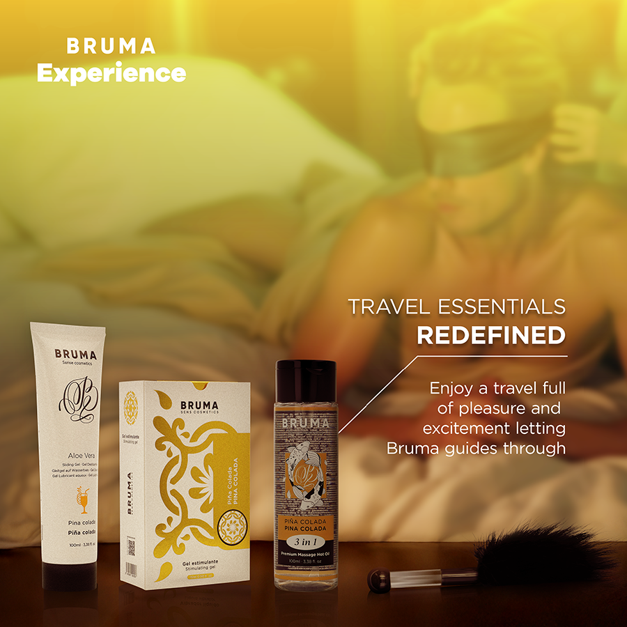 BRUMA XPERIENCE - PACK TENTATION PINA COLADA DOUCE AVEC AMPLIFICATEUR D'ORGASME BRUMA