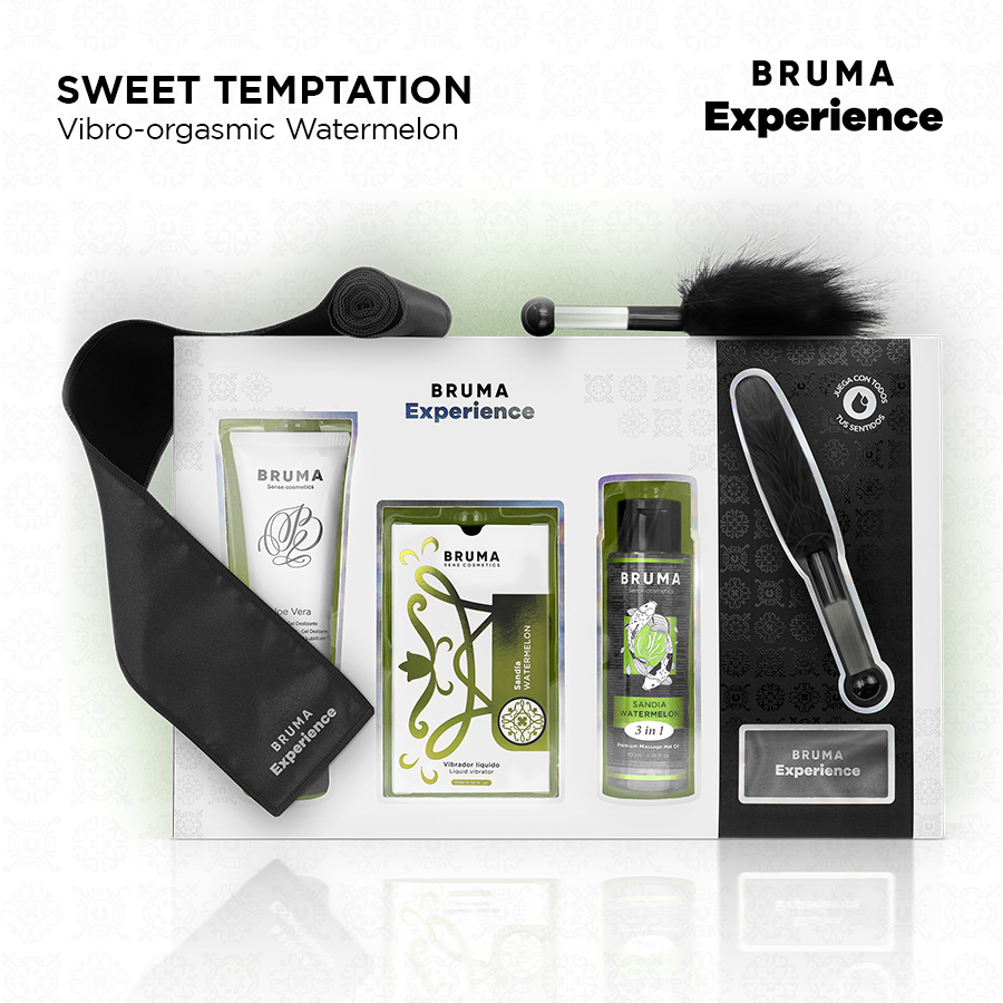 BRUMA XPERIENCE - KIT TENTATION DOUCE VIBRO-ORGASMIQUE PASTÈQUE BRUMA