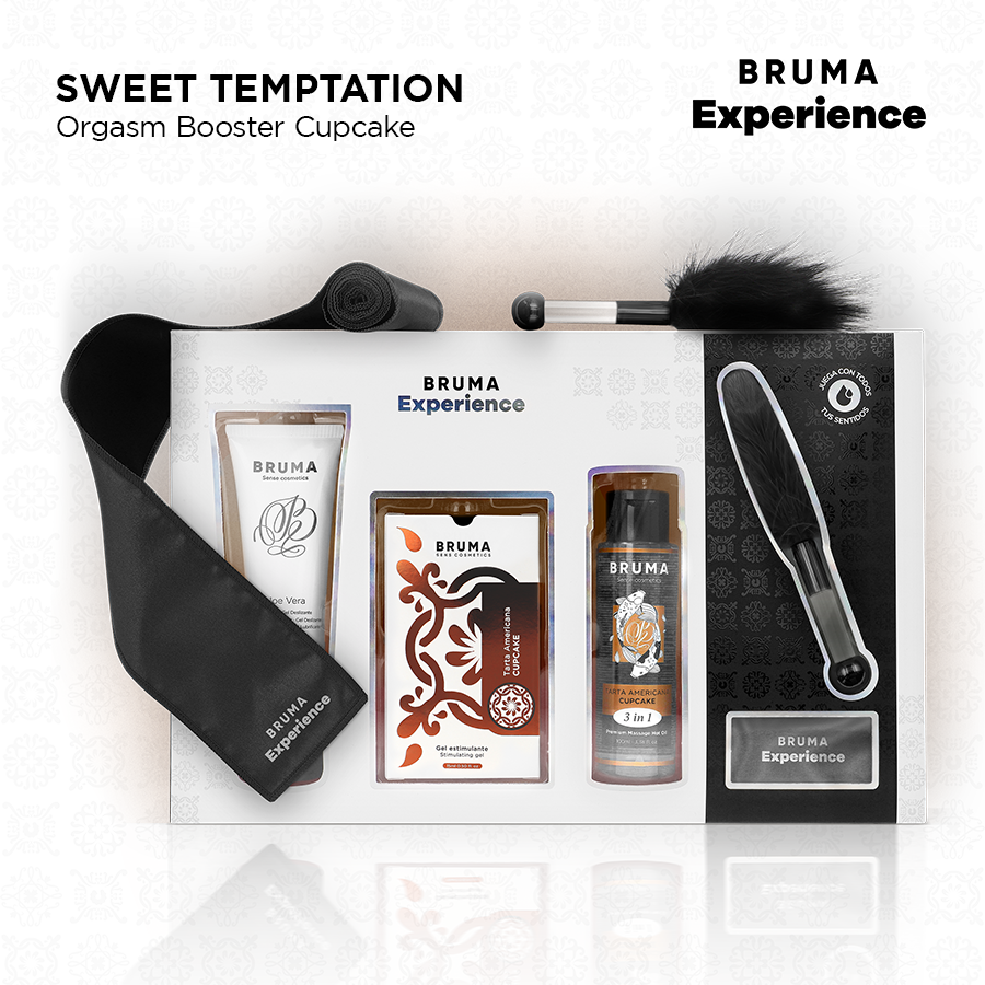 BRUMA XPERIENCE - KIT TENTATION DE TARTE AMÉRICAINE DOUCE AVEC AMPLIFICATEUR D'ORGASME BRUMA