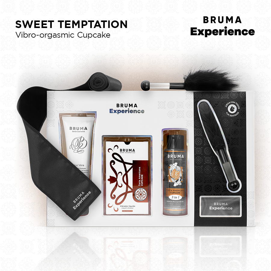 BRUMA XPERIENCE - KIT TENTATION DOUCE GÂTEAU AMÉRICAIN VIBRO-ORGASMIQUE BRUMA
