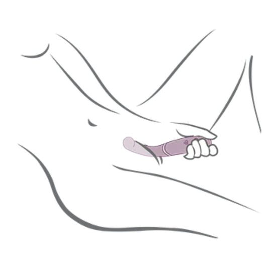 ROCKS-OFF - GEMINI DOUBLE VIBRATEUR STIMULATEUR DE CLITORIS POINT G VIOLET ROCKS-OFF