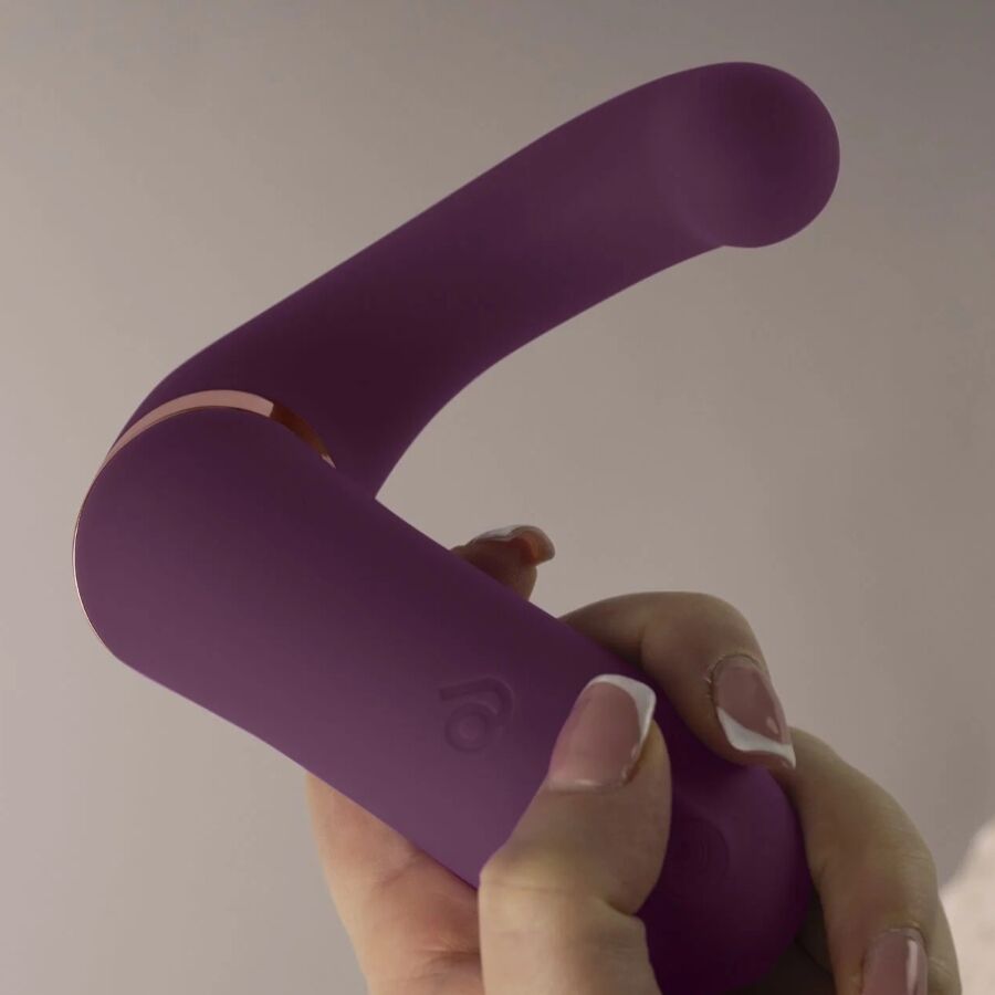 ROCKS-OFF - GEMINI DOUBLE VIBRATEUR STIMULATEUR DE CLITORIS POINT G VIOLET ROCKS-OFF