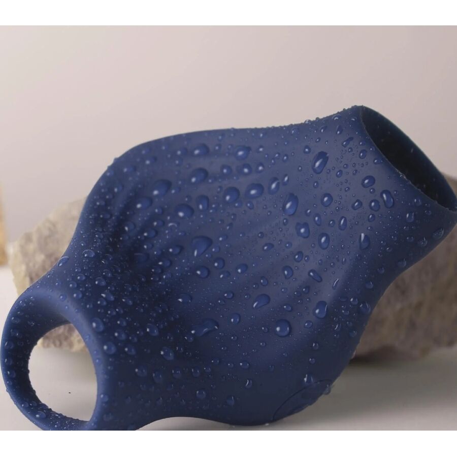 ROCKS-OFF - MASTURBATEUR VIBRATEUR FLEXIBLE PALM BLUE ROCKS-OFF