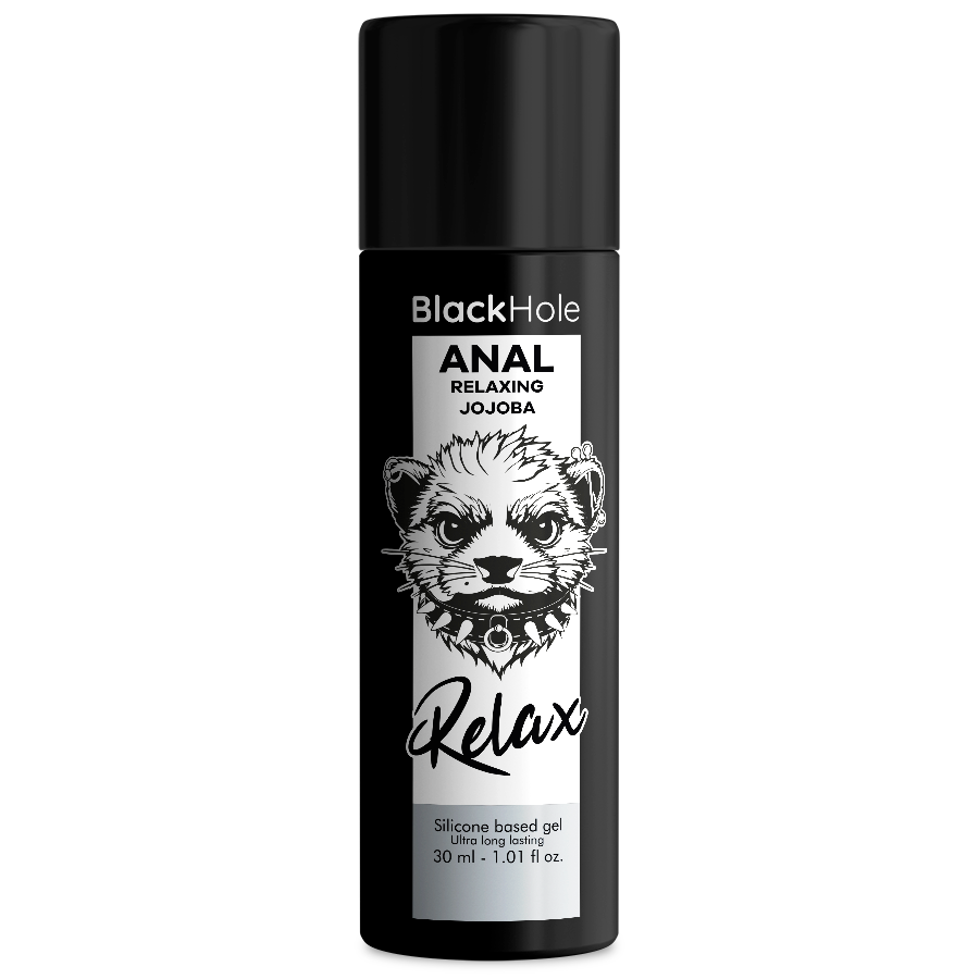 BLACK HOLE - RELAXANT ANAL JOJOBA RELAX BASE SILICONE 30 ML BLACK HOLE