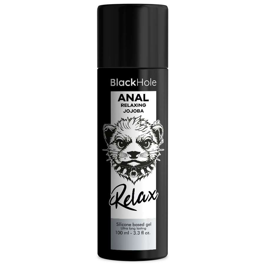 BLACK HOLE - RELAXANT ANAL JOJOBA RELAX BASE SILICONE 100 ML BLACK HOLE