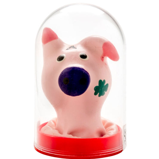CONDOMERIE - PRÉSERVATIFS FANTAISIE PEINTS À LA MAIN TÊTE DE COCHON