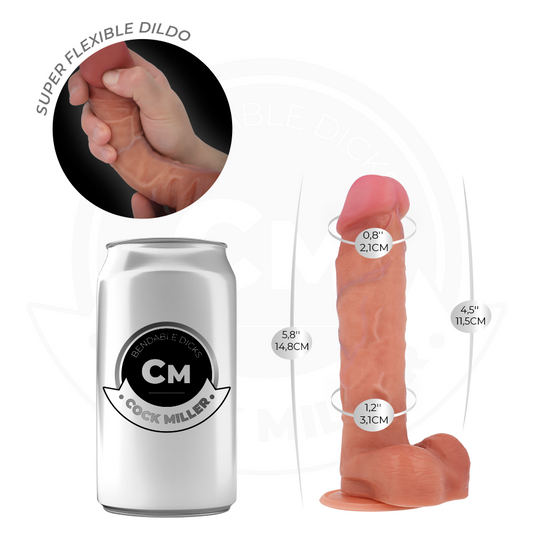 COCK MILLER - GODE ARTICULABLE HYPERRÉALISTE 14,8 CM COCK MILLER