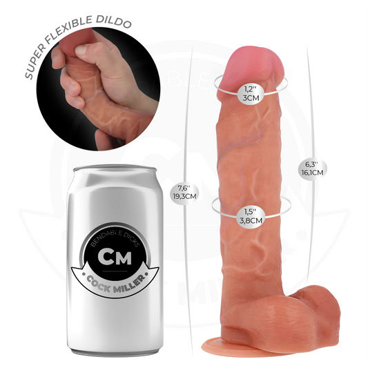 COCK MILLER - GODE ARTICULABLE HYPERRÉALISTE 19,3 CM COCK MILLER