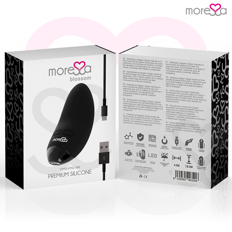 MORESSA - VIBRATEUR BLOSSOM NOIR MORESSA
