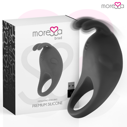 MORESSA - BRAD PREMIUM SILICONE RECHARGEABLE NOIR MORESSA