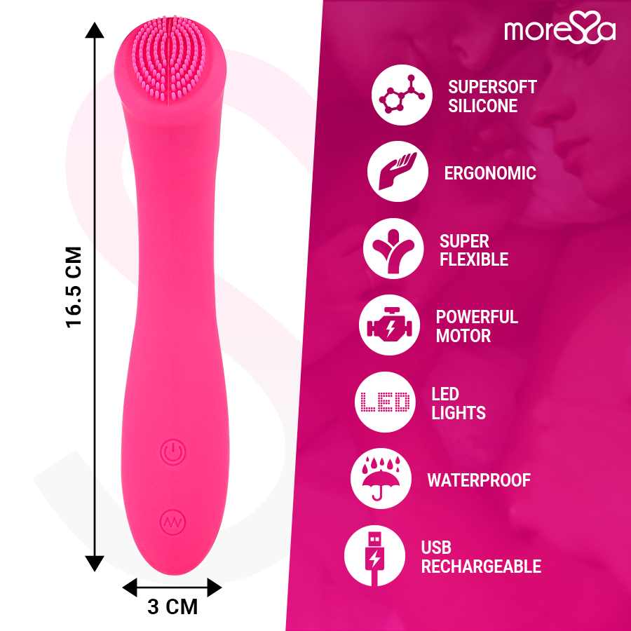 MORESSA - CELSO RECHARGEABLE EN SILICONE PREMIUM MORESSA