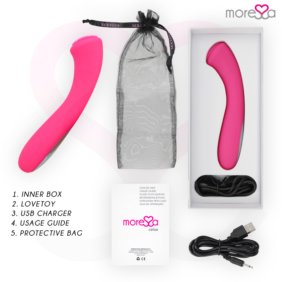 MORESSA - CELSO RECHARGEABLE EN SILICONE PREMIUM MORESSA