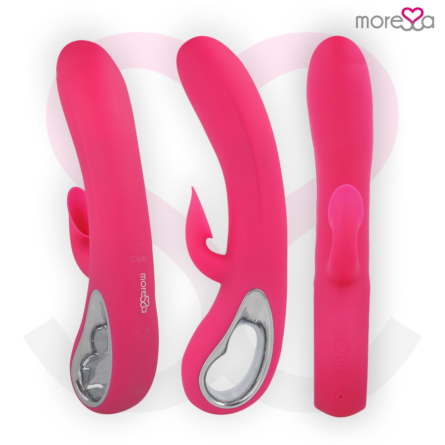 MORESSA - DUSTIN ASPIRATION CLITORIDIENNE ET VIBRATIONS PUISSANTES SILICONE PREMIUM RECHARGEABLE MORESSA