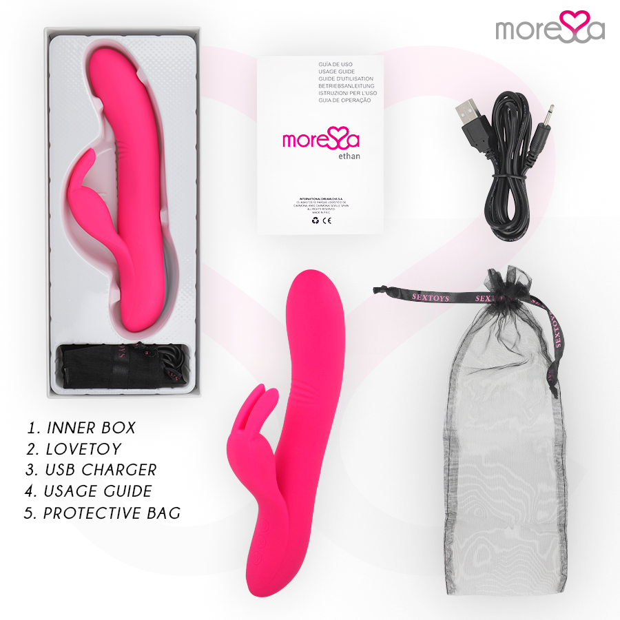 MORESSA - ETHAN RECHARGEABLE EN SILICONE PREMIUM MORESSA