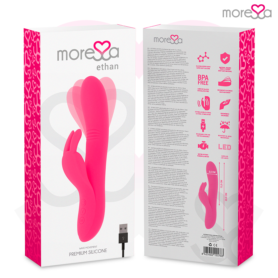 MORESSA - ETHAN RECHARGEABLE EN SILICONE PREMIUM MORESSA