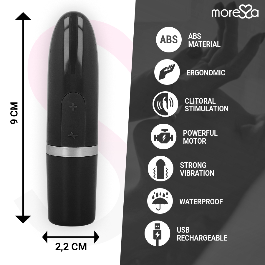 MORESSA - IVY VIBRATEUR STIMULATEUR VOYAGE NOIR MORESSA
