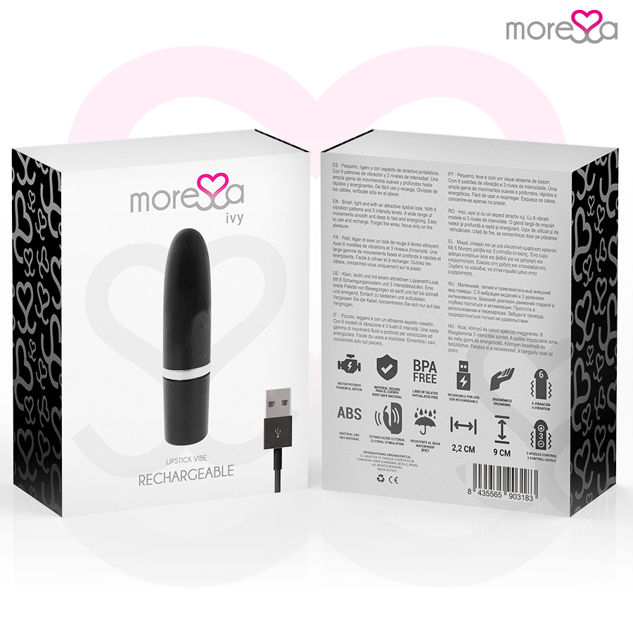 MORESSA - IVY VIBRATEUR STIMULATEUR VOYAGE NOIR MORESSA