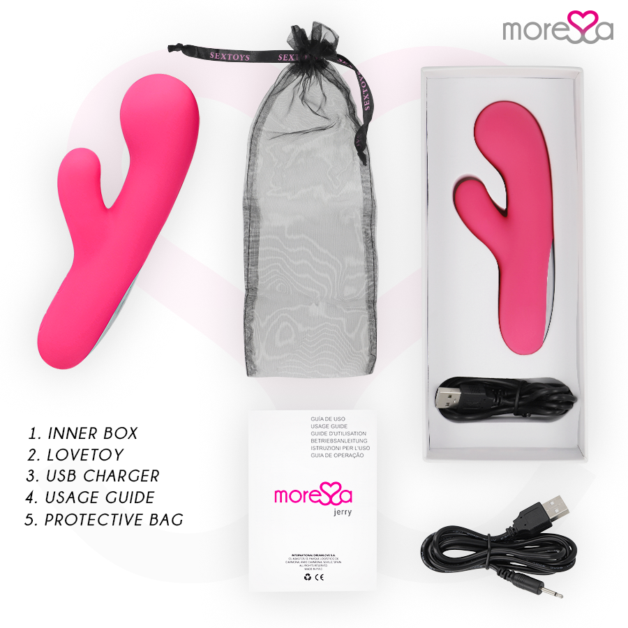 MORESSA - JERRY RECHARGEABLE EN SILICONE PREMIUM MORESSA
