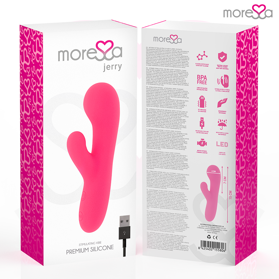 MORESSA - JERRY RECHARGEABLE EN SILICONE PREMIUM MORESSA