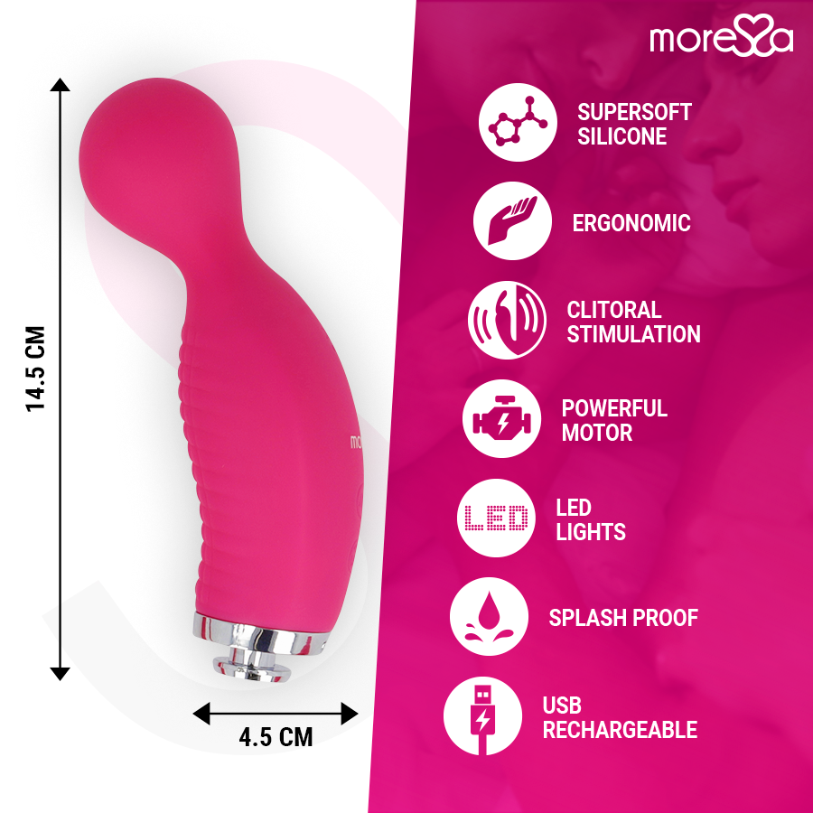 MORESSA - KIRK DUO ASPIRATION + MASSEUR MULTI-PERFORMANCES SILICONE PREMIUM RECHARGEABLE MORESSA