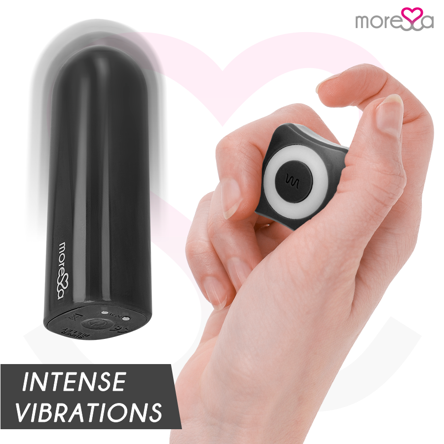 MORESSA - NIX VIBRATEUR TÉLÉCOMMANDE NOIR MORESSA