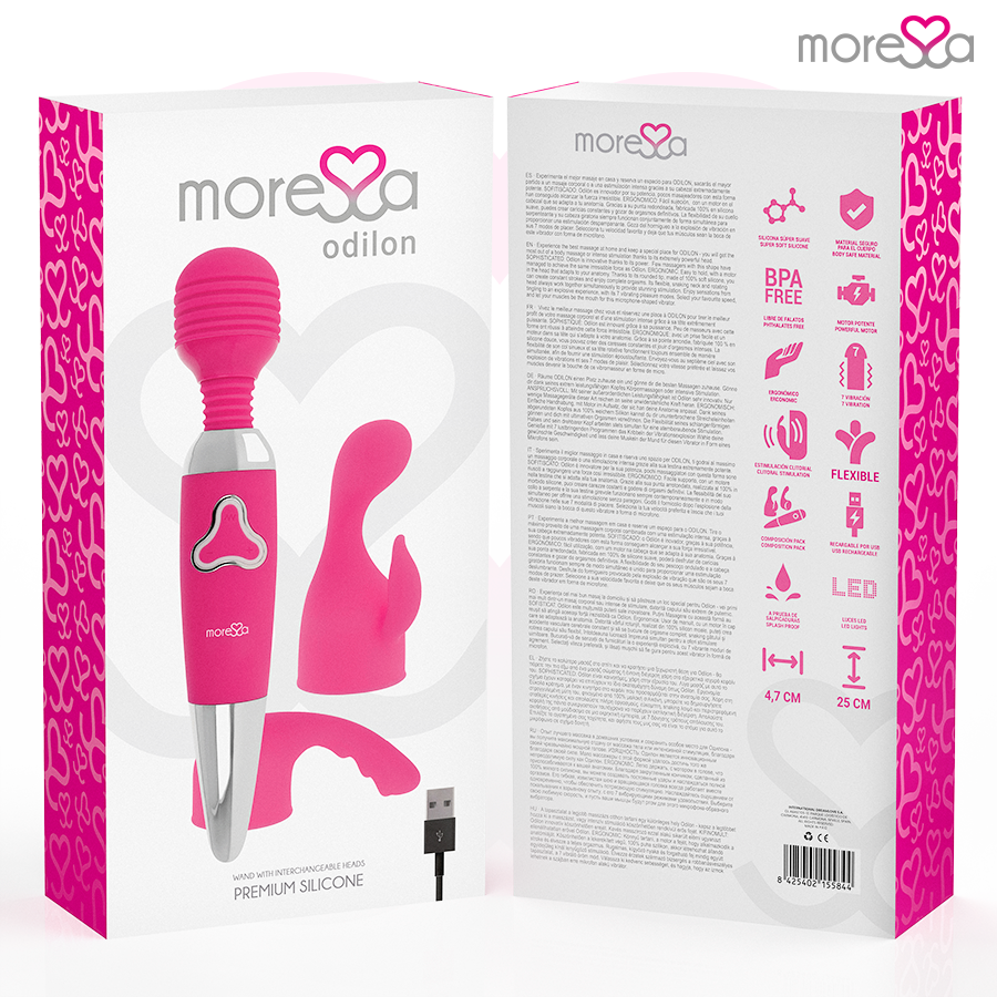 MORESSA - ODILON RECHARGEABLE EN SILICONE PREMIUM MORESSA