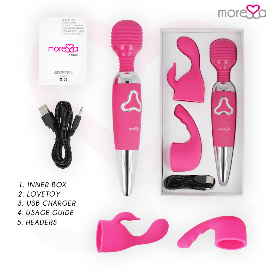 MORESSA - ODILON RECHARGEABLE EN SILICONE PREMIUM MORESSA