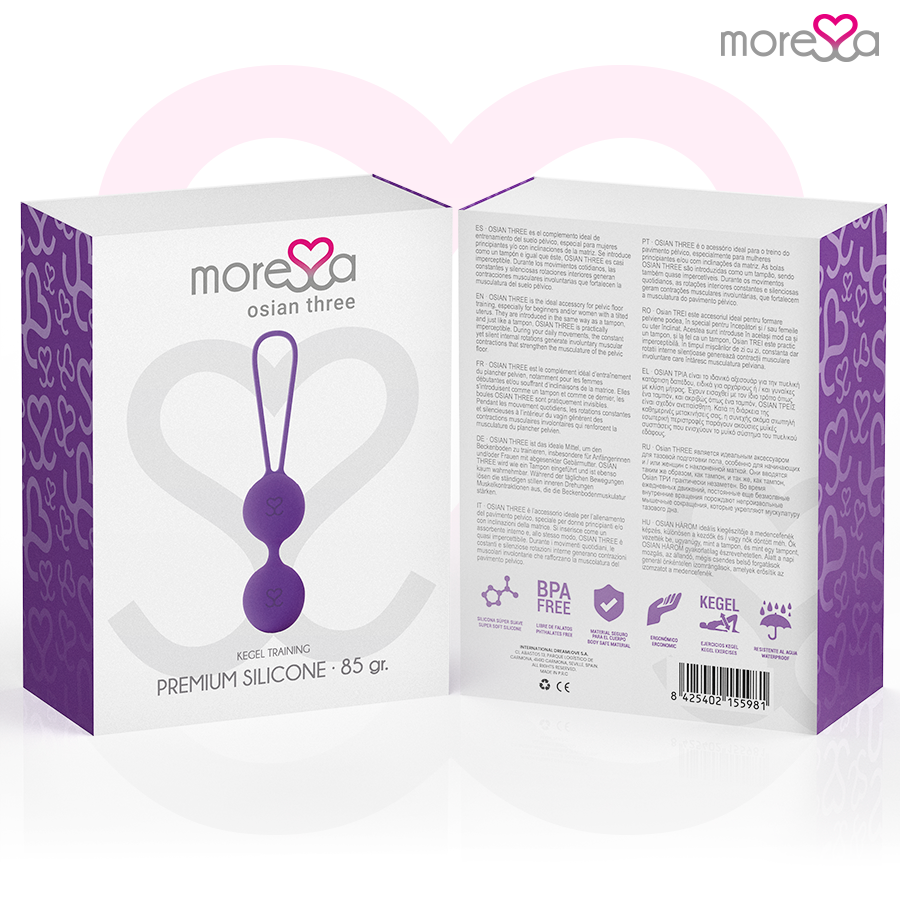 MORESSA - OSIAN TROIS SILICONE LILAS PREMIUM MORESSA