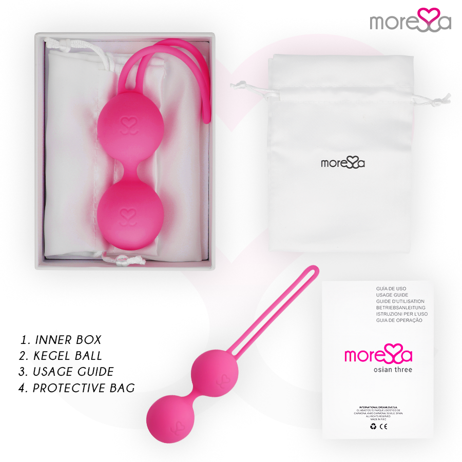 MORESSA - OSIAN TROIS SILICONE PREMIUM ROSE MORESSA